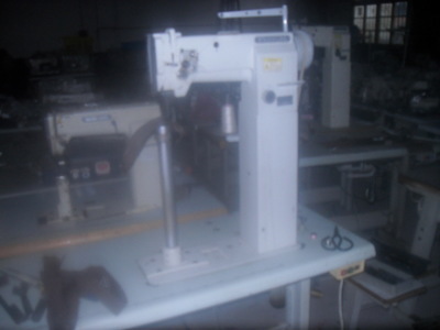 【全套二手箱包加工設備 高車 同步車 平車 雙針車 人字車 高頭柱車】價格,廠家,圖片,其他毛皮、制革機械,義烏市明達縫紉機商行-